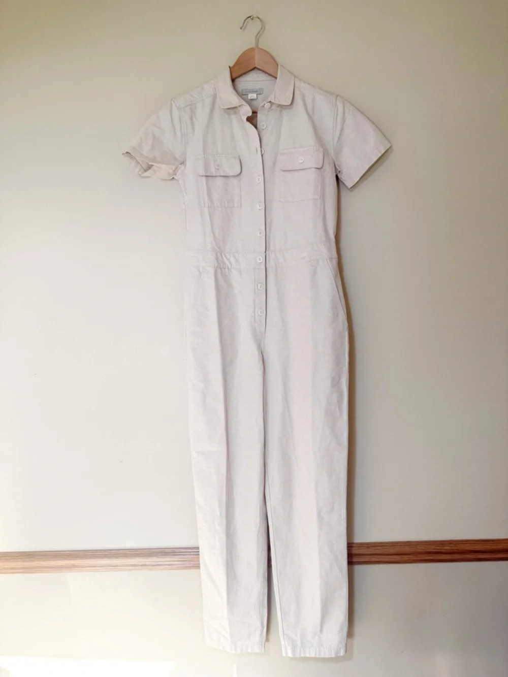 OUTERKNOWN S.E.A Jumpsuit Utility Coveralls Jumpsuit in Natural Size XSmall
